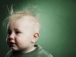 Stoppe statisk stoff i en baby Hair