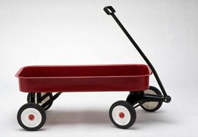Når ble den røde Radio Flyer Wagon oppfunnet?
