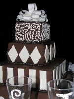 Western stil Wedding Cake Ideer