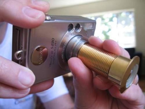 Hvordan lage en Fish Eye Lens for et Point & Shoot kamera