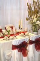 Forseggjort Table Wedding dekorasjoner
