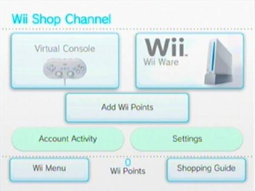 Hva kan du kjøpe i Wii Shop?