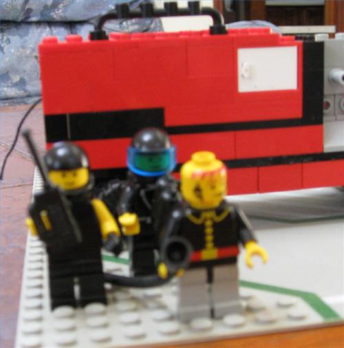 Hjemmelaget LEGO Brannbiler