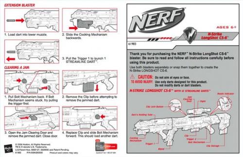 Nerf Longshot Instruksjoner