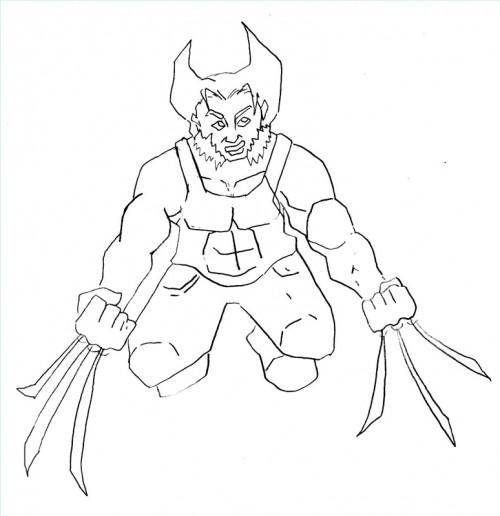 Hvordan Draw Wolverine